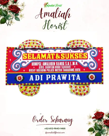 Papan Bunga Ucapan Selamat Kampung Besar
